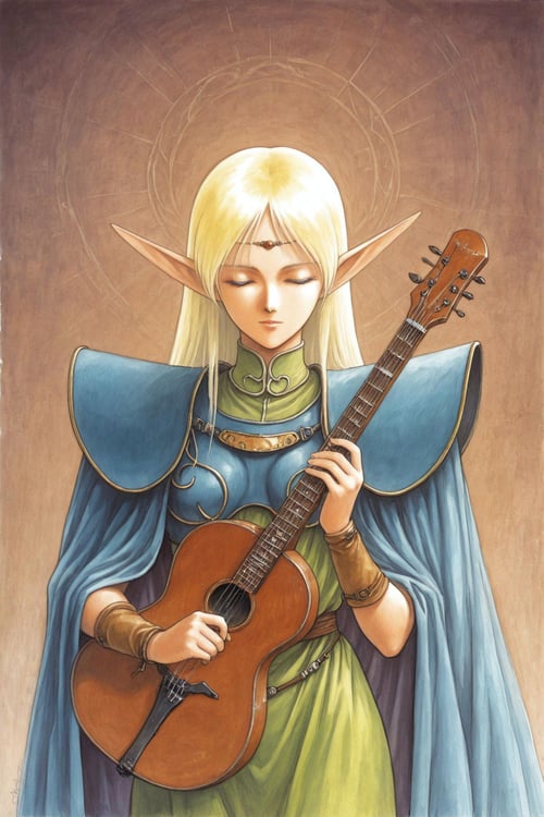 [illustrious XL] Yutaka Izubuchi/出渕裕/出渊裕 《Record of Lodoss War》/《罗德岛战记》 -Deedlit -Artist Style by flyx3 on Tensor.Art