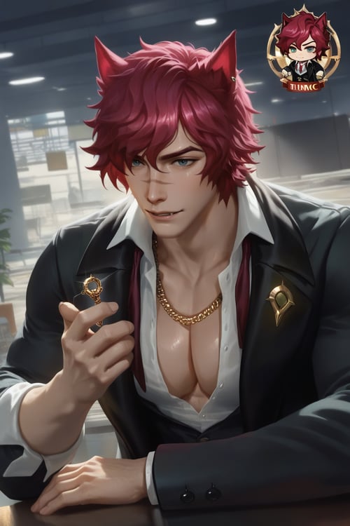 Sett 心之钢男团西装版 LOL League of Legends by 小羽毛 on Tensor.Art