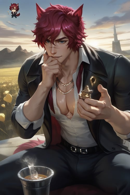 Sett 心之钢男团西装版 LOL League of Legends by 小羽毛 on Tensor.Art