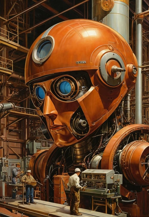 Robotics World  - Retro style - SDXL by doug0011 on Tensor.Art