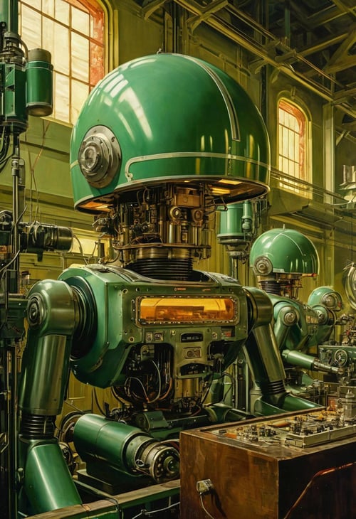 Robotics World  - Retro style - SDXL by doug0011 on Tensor.Art