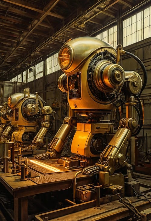 Robotics World  - Retro style - SDXL by doug0011 on Tensor.Art