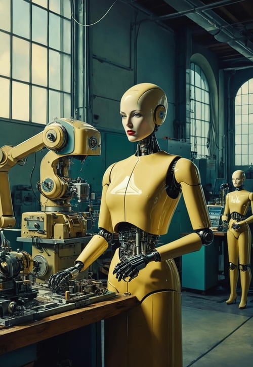 Robotics World  - Retro style - SDXL by doug0011 on Tensor.Art