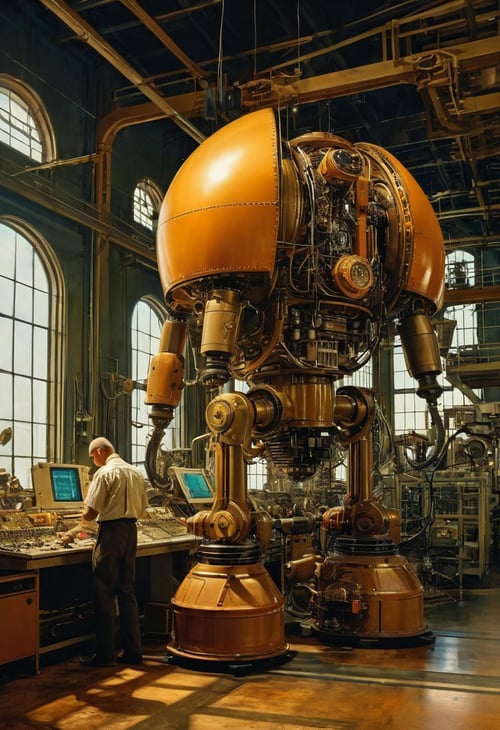 Robotics World  - Retro style - SDXL by doug0011 on Tensor.Art