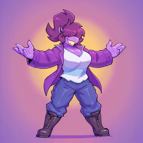 Susie (Deltarune\bigdad version) by Hoodie on Tensor.Art