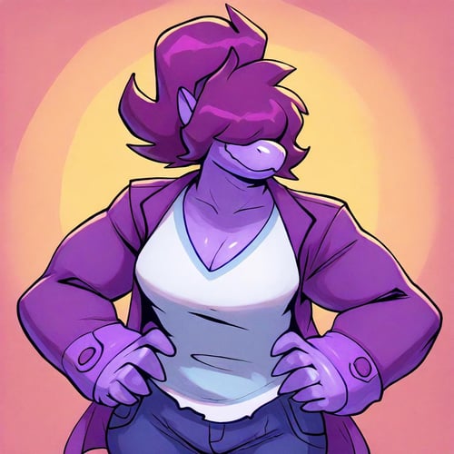 Susie (Deltarune\bigdad version) by Hoodie on Tensor.Art