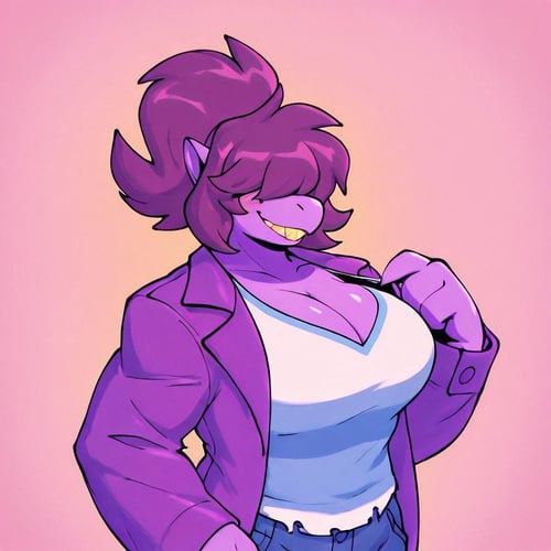 Susie (Deltarune\bigdad version) by Hoodie on Tensor.Art