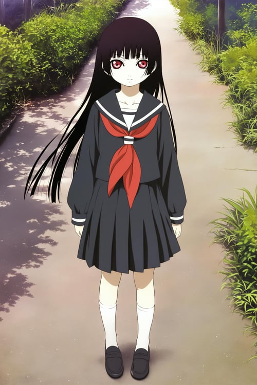 [illustrious XL] Enma Ai/阎魔爱 《JigokuShoujo》/《Hell Girl》/《地狱少女》 - TV Animation Character Style by flyx3 on Tensor.Art