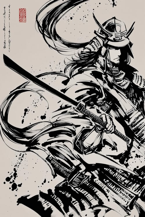 [XL] Okazu/[墨絵師] 御歌頭/[墨绘师] 御歌头  浓重水墨印象画风- Artist Style by flyx3 on Tensor.Art