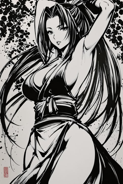 [XL] Okazu/[墨絵師] 御歌頭/[墨绘师] 御歌头  浓重水墨印象画风- Artist Style by flyx3 on Tensor.Art
