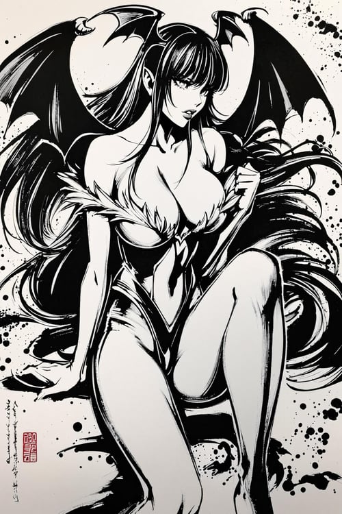 [XL] Okazu/[墨絵師] 御歌頭/[墨绘师] 御歌头  浓重水墨印象画风- Artist Style by flyx3 on Tensor.Art