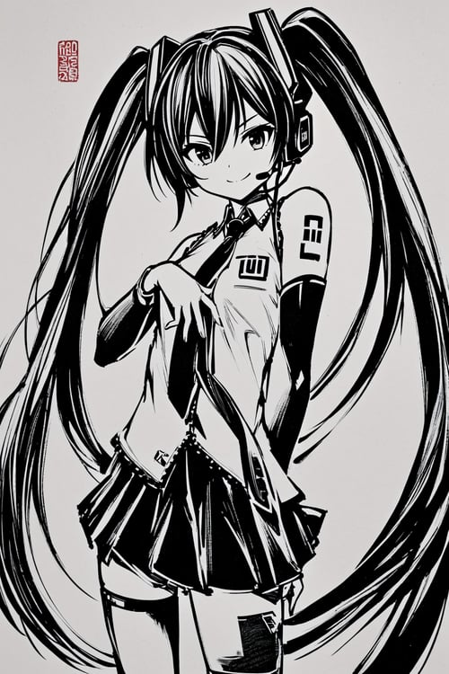 [XL] Okazu/[墨絵師] 御歌頭/[墨绘师] 御歌头  浓重水墨印象画风- Artist Style by flyx3 on Tensor.Art