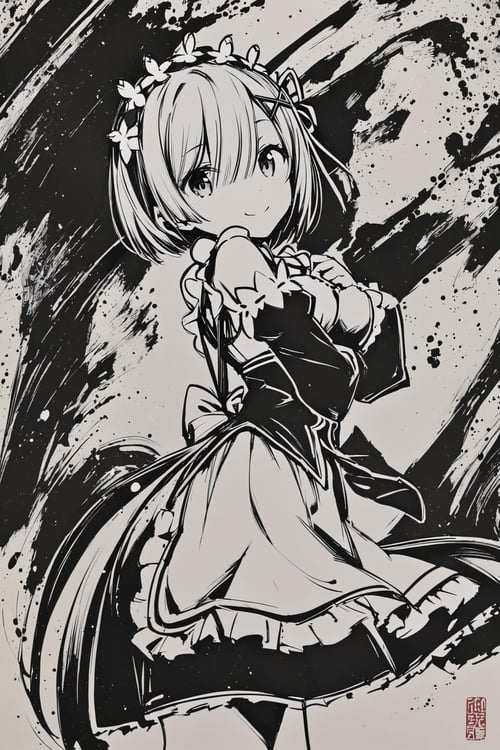 [XL] Okazu/[墨絵師] 御歌頭/[墨绘师] 御歌头  浓重水墨印象画风- Artist Style by flyx3 on Tensor.Art