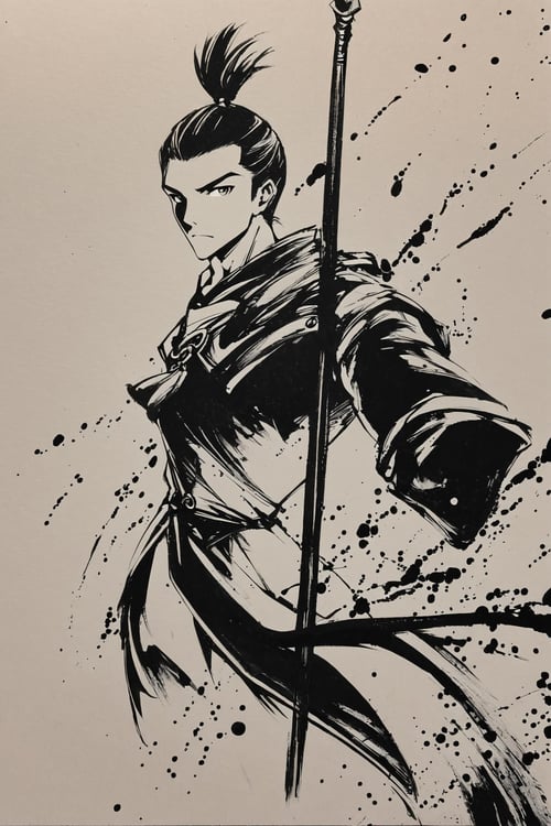 [XL] Okazu/[墨絵師] 御歌頭/[墨绘师] 御歌头  浓重水墨印象画风- Artist Style by flyx3 on Tensor.Art