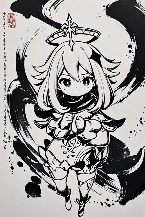 [XL] Okazu/[墨絵師] 御歌頭/[墨绘师] 御歌头  浓重水墨印象画风- Artist Style by flyx3 on Tensor.Art
