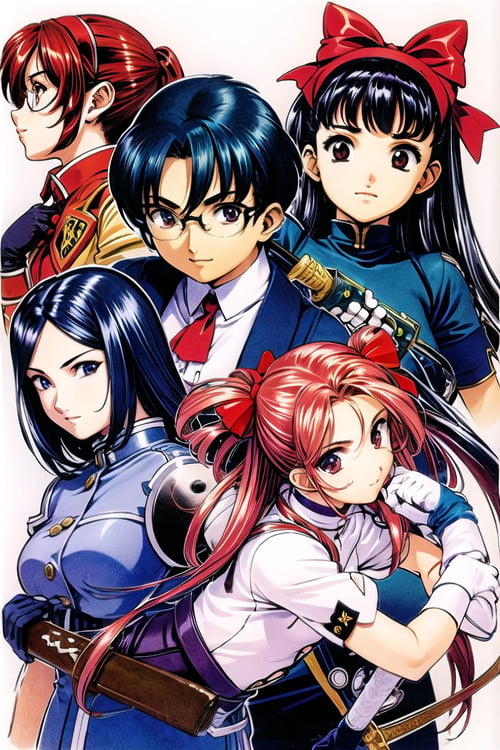 [XL] Kousuke Fujishima/藤岛康介，Matsubara Hidenori/松原秀典 《Sakura Wars》/《Sakura Taisen》/《樱花大战》- Artist Style by flyx3 on Tensor.Art