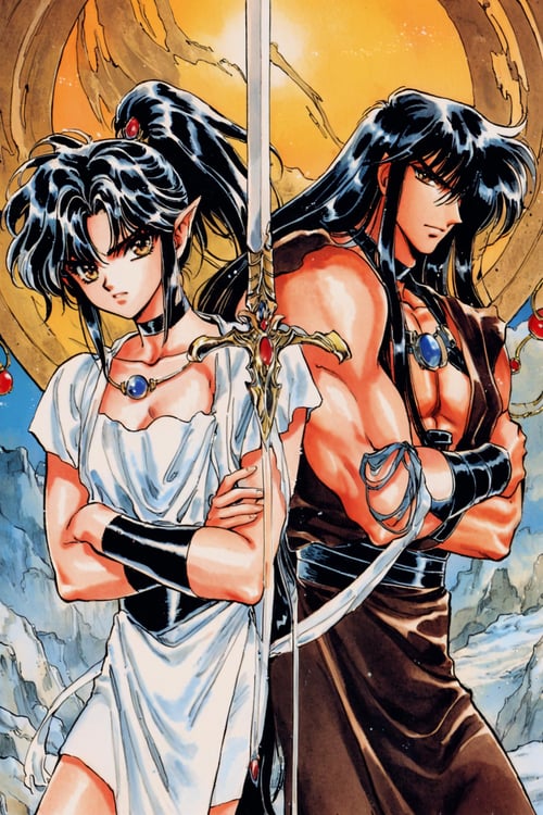 [XL] CLAMP 《聖伝—RG VEDA—》/《圣传》 - Artist Style by flyx3 on Tensor.Art