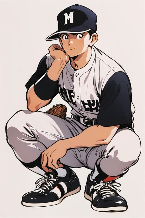 [XL] Mitsuru Adachi/安达充/あだち充  《TOUCH》(《棒球英豪》)/《H2》 - Artist Style by flyx3 on Tensor.Art