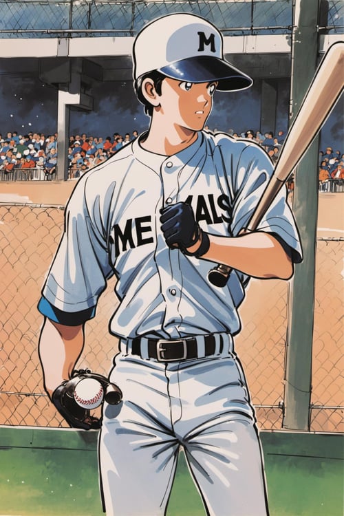 [XL] Mitsuru Adachi/安达充/あだち充  《TOUCH》(《棒球英豪》)/《H2》 - Artist Style by flyx3 on Tensor.Art