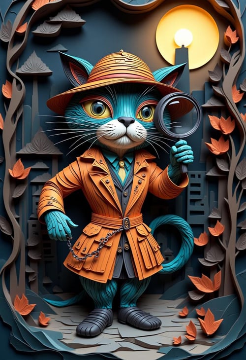 Paper Quilling And Layering Style - [Flux/SDXL/SD1.5] by CtrlAltArt on Tensor.Art