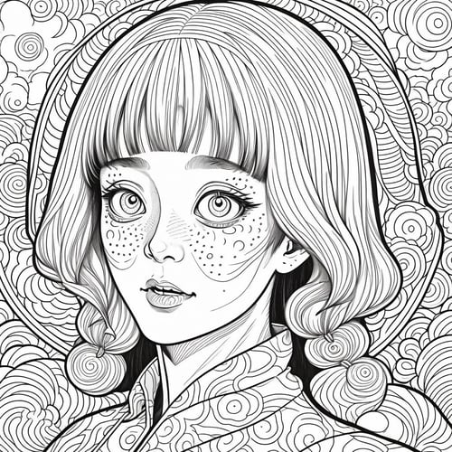 coloring pages V2 by CtrlAltArt on Tensor.Art