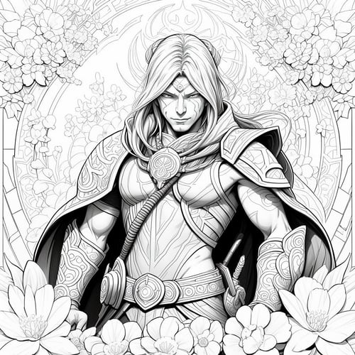 coloring pages V2 by CtrlAltArt on Tensor.Art