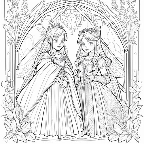 coloring pages V2 by CtrlAltArt on Tensor.Art