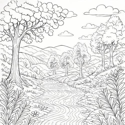 coloring pages V2 by CtrlAltArt on Tensor.Art