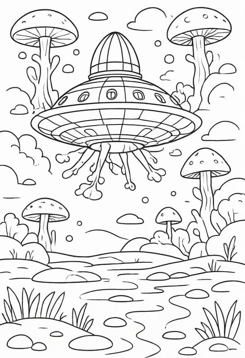 coloring pages V2 by CtrlAltArt on Tensor.Art