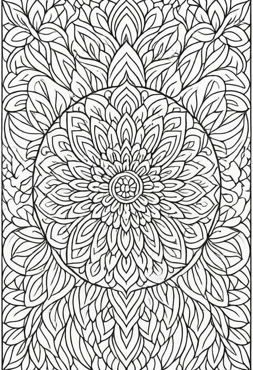 coloring pages V2 by CtrlAltArt on Tensor.Art