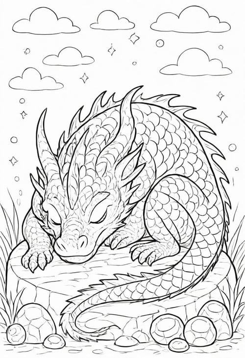 coloring pages V2 by CtrlAltArt on Tensor.Art