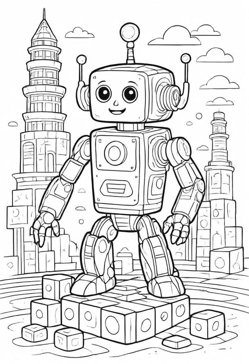 coloring pages V2 by CtrlAltArt on Tensor.Art