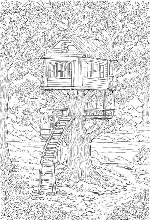 coloring pages V2 by CtrlAltArt on Tensor.Art