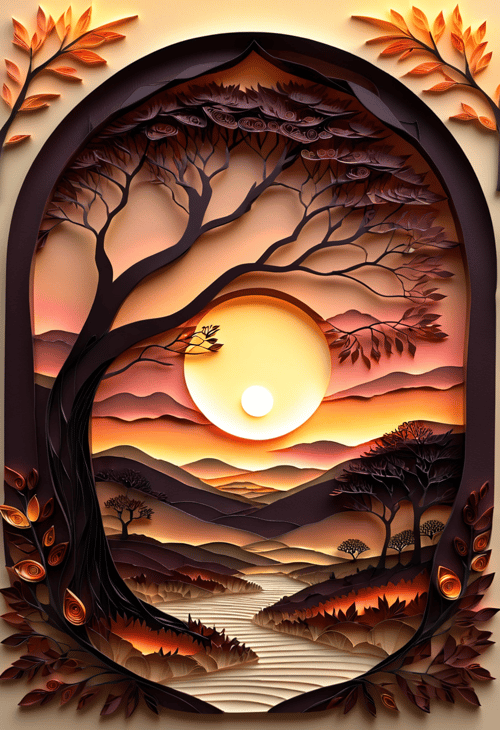 Paper Quilling And Layering Style - [Flux/SDXL/SD1.5] by CtrlAltArt on Tensor.Art
