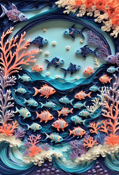 Paper Quilling And Layering Style - [Flux/SDXL/SD1.5] by CtrlAltArt on Tensor.Art