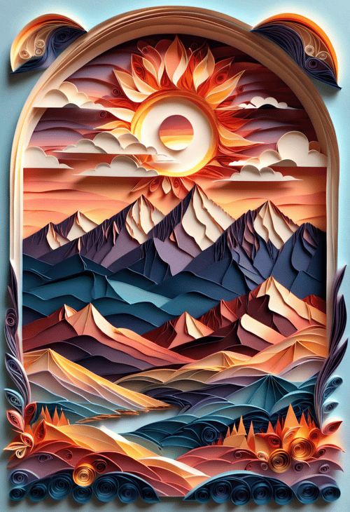 Paper Quilling And Layering Style - [Flux/SDXL/SD1.5] by CtrlAltArt on Tensor.Art