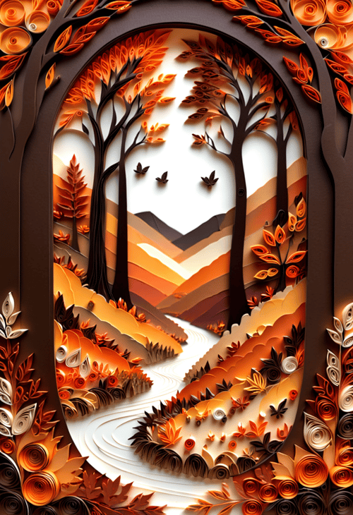 Paper Quilling And Layering Style - [Flux/SDXL/SD1.5] by CtrlAltArt on Tensor.Art