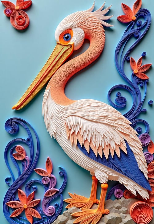 Paper Quilling And Layering Style - [Flux/SDXL/SD1.5] by CtrlAltArt on Tensor.Art