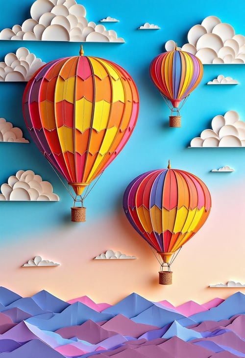 Paper Quilling And Layering Style - [Flux/SDXL/SD1.5] by CtrlAltArt on Tensor.Art