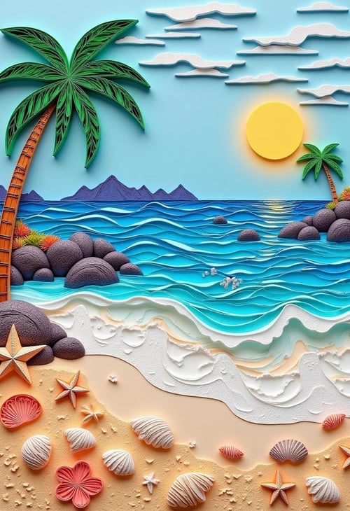 Paper Quilling And Layering Style - [Flux/SDXL/SD1.5] by CtrlAltArt on Tensor.Art