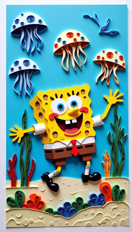 Paper Quilling And Layering Style - [Flux/SDXL/SD1.5] by CtrlAltArt on Tensor.Art