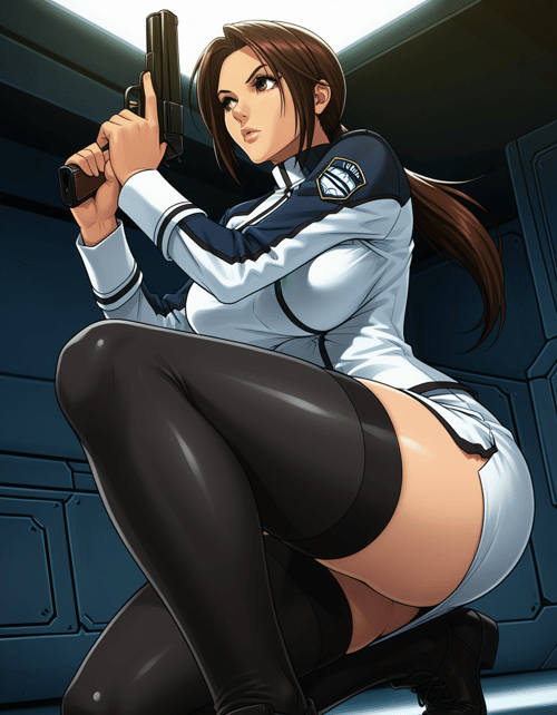 Universal Federation Army Uniform - Kangoku Senkan / 宇宙連邦軍制服 - 監獄戦艦 by enragedCake on Tensor.Art