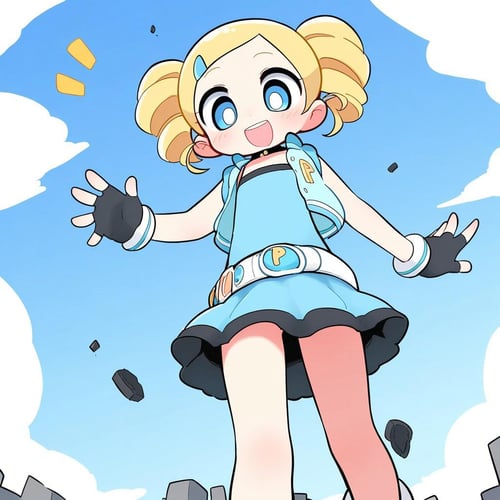 Miyako Gōtokuji - Rolling bubbles (Powerpuff Girls Z) by Artificial_ignorance on Tensor.Art