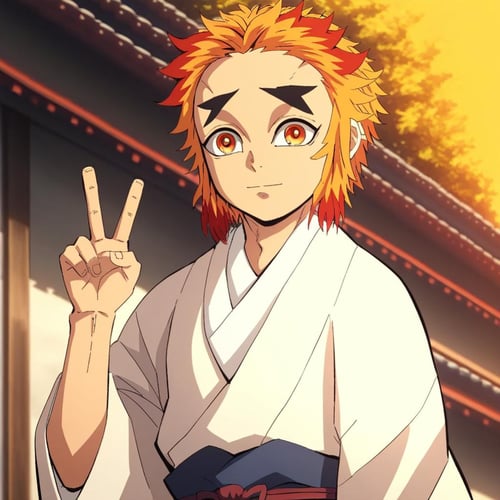 Senjuro Rengoku - (Kimetsu no Yaiba) pony/illustrious by Artificial_ignorance on Tensor.Art