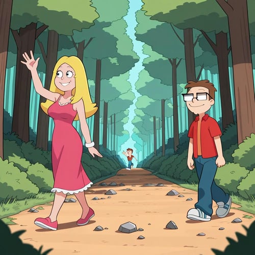 Steve and Francine Smith (American dad) pony/illust by Artificial_ignorance on Tensor.Art
