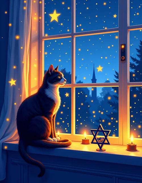 HanukkahColors Holiday FLUX by TrafficMeany on Tensor.Art