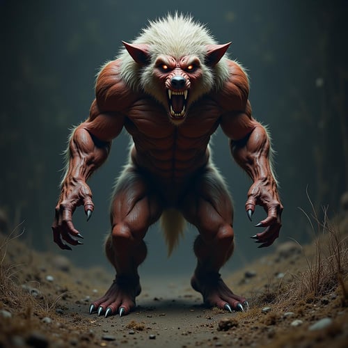 Werewolf FLUX LoRA by TrafficMeany on Tensor.Art