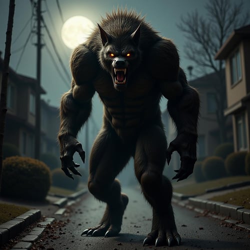 Werewolf FLUX LoRA by TrafficMeany on Tensor.Art