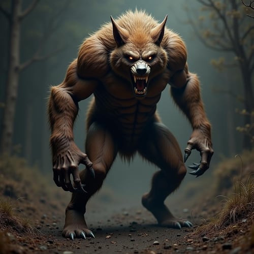 Werewolf FLUX LoRA by TrafficMeany on Tensor.Art