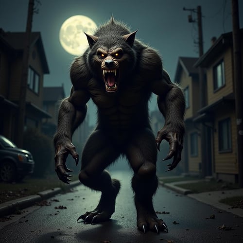 Werewolf FLUX LoRA by TrafficMeany on Tensor.Art